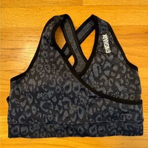 Gymshark Charcoal Activewear Top